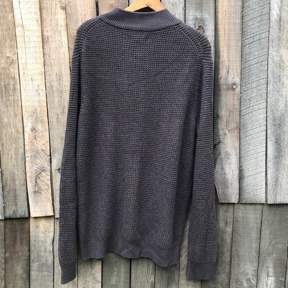 Men’s Croft and Barrow Knitted Gray Sweater XL - Picture 8 of 10
